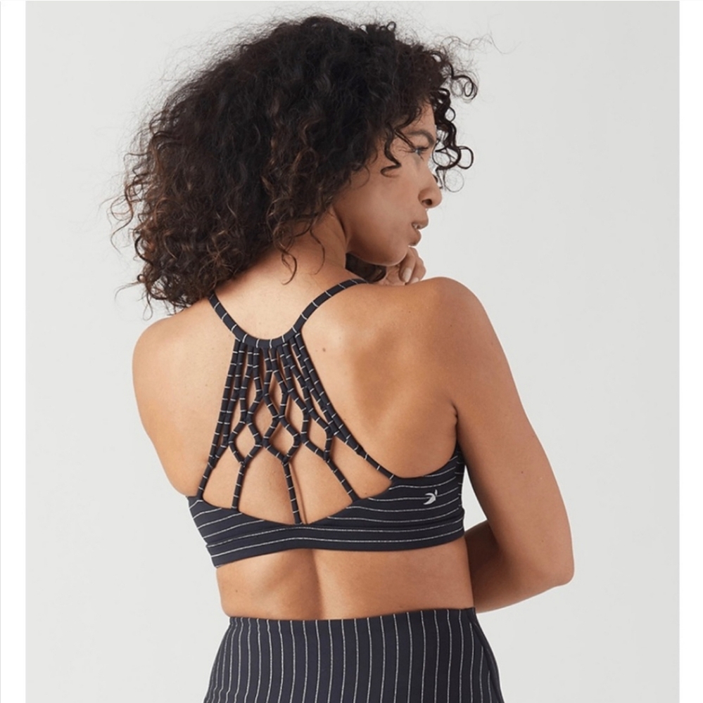 Glyder ☆ Matching Set Black + Silver Stripes CUTE